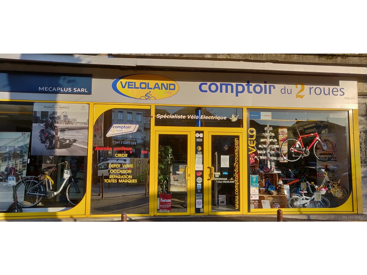  Comptoir du 2 Roues magasin de vélo à Agen Facade magasin 1